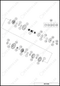 TRANSMISSION II - COUNTERSHAFT, 2021 KTM 85-SX-17-14