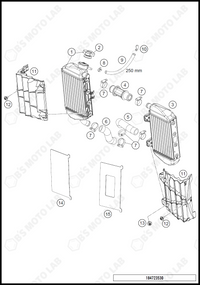 COOLING SYSTEM, 2021 KTM 85-SX-17-14