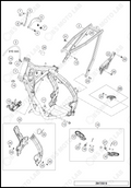 FRAME, 2021 KTM 85-SX-17-14