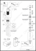 SHOCK ABSORBER DISASSEMBLED, 2021 KTM 85-SX-17-14