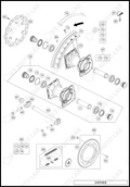 REAR WHEEL, 2021 KTM 85-SX-17-14