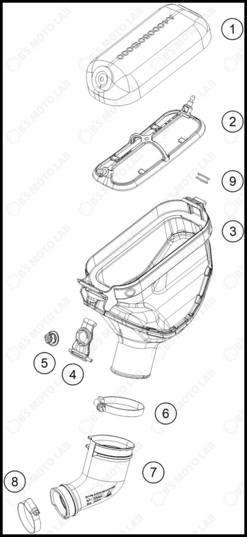 AIR FILTER, 2025 KTM 50-SX-Factory