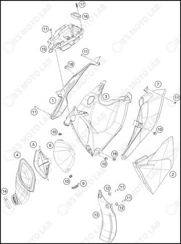 AIR FILTER, 2022 KTM 85-SX-17-14