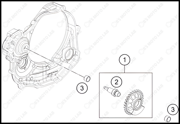 BALANCER SHAFT, 2023 KTM 450-SX-F