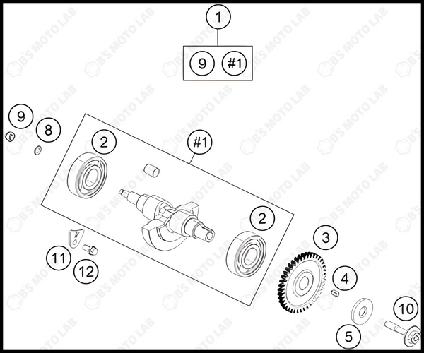 BALANCER SHAFT, 2023 KTM RC-390