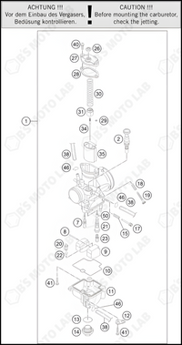 CARBURETOR, 2022 KTM 85-SX-19-16