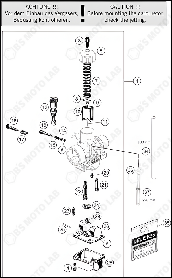 CARBURETOR, 2023 KTM 50-SX