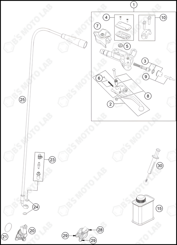 CLUTCH CONTROL, 2024 KTM 450-SX-F