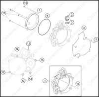 CLUTCH COVER, 2023 KTM 50-SX-FACTORY-EDITION