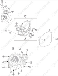 CLUTCH COVER, 2022 KTM 450-SX-F