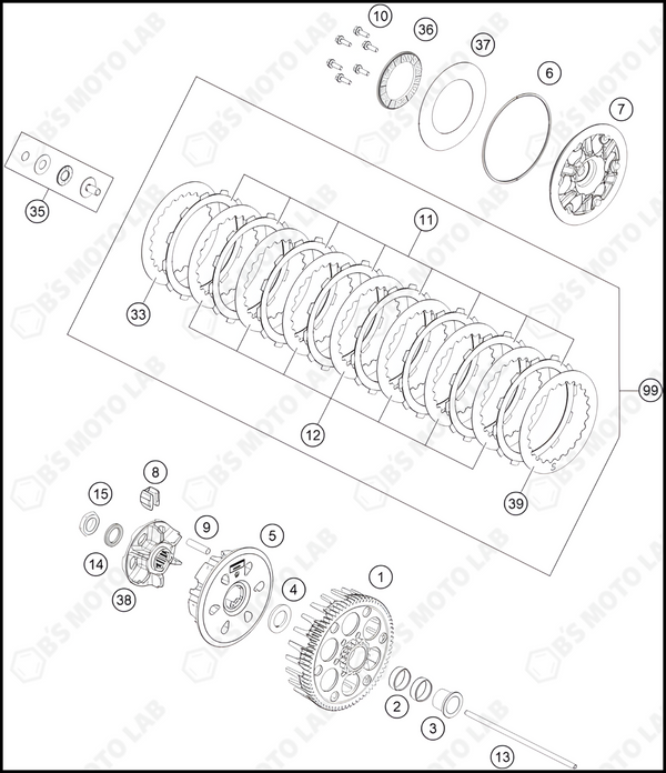 CLUTCH, 2024 KTM 450-SX-F