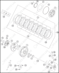 CLUTCH, 2022 KTM 450-SX-F