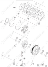 CLUTCH, 2022 KTM 350-SX-F