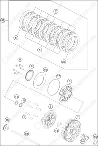 CLUTCH, 2024 KTM 250-SX-F