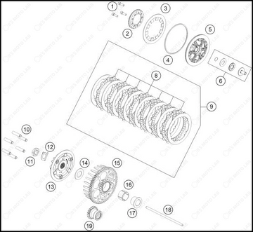 CLUTCH, 2025 KTM 85-SX-19-16