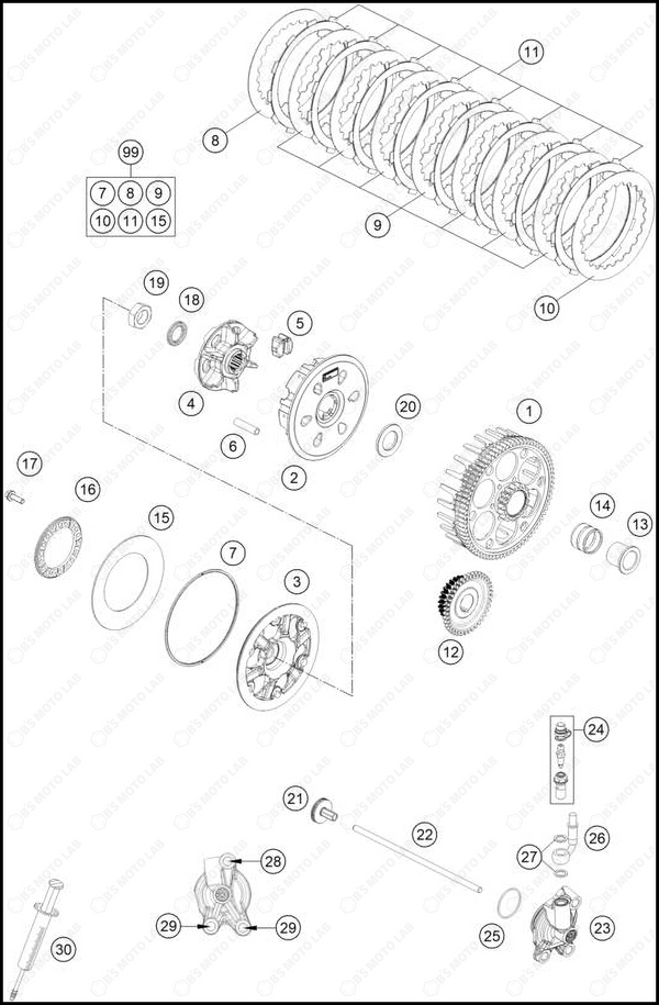 CLUTCH, 2025 KTM 300-XC-W