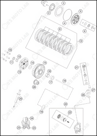 CLUTCH, 2023 KTM 85-SX-17-14