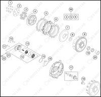 CLUTCH, 2023 KTM 65-SX