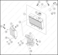 COOLING SYSTEM, 2025 KTM 50-SX-Factory