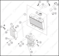 COOLING SYSTEM, 2024 KTM 50-SX