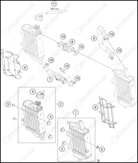 COOLING SYSTEM, 2023 KTM 65-SX