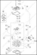 CYLINDER HEAD, 2022 KTM 250-SX-F