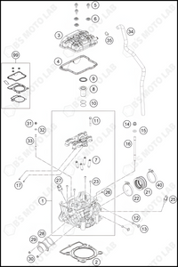 CYLINDER HEAD, 2022 KTM 250-SX-F