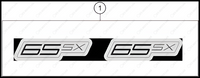 DECAL, 2025 KTM 65-SX