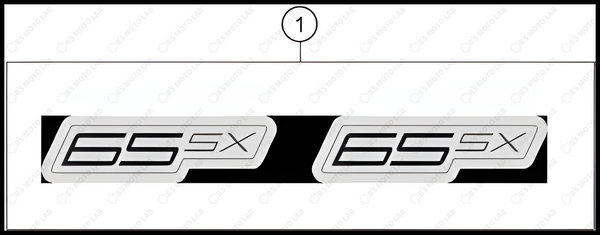 DECAL, 2025 KTM 65-SX