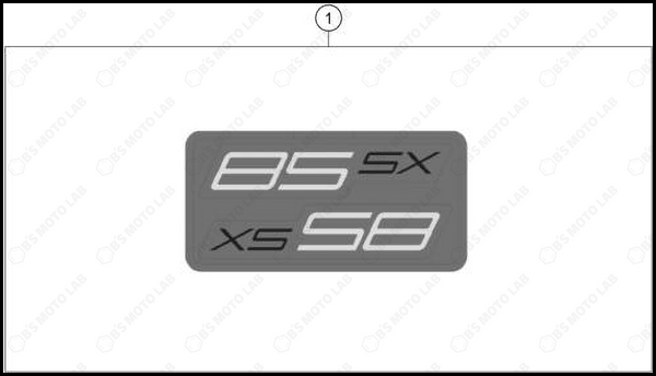 DECAL, 2025 KTM 85-SX-17-14