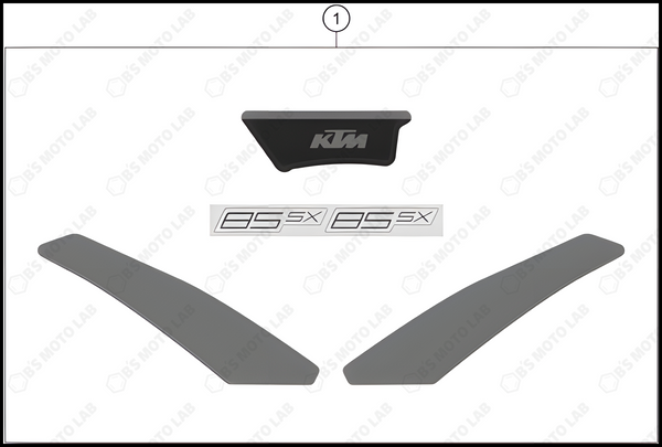 DECAL, 2024 KTM 85-SX-19-16