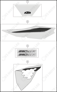 DECAL, 2022 KTM 250-SX-F