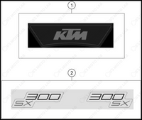 DECAL, 2024 KTM 300-SX