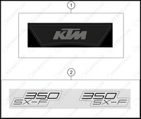 DECAL, 2024 KTM 350-SX-F