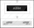 DECAL, 2024 KTM 125-SX