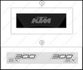 DECAL, 2023 KTM 300-SX