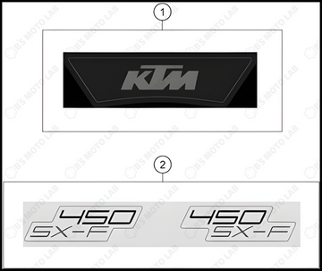 DECAL, 2023 KTM 450-SX-F
