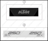 DECAL, 2024 KTM 250-SX