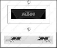 DECAL, 2023 KTM 125-SX