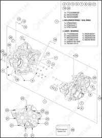 ENGINE CASE, 2023 KTM 250-SX-F