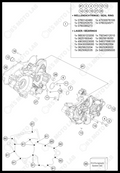 ENGINE CASE, 2022 KTM 300-XC