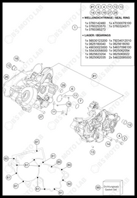 ENGINE CASE, 2022 KTM 300-XC