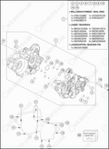ENGINE CASE, 2022 KTM 250-SX