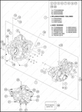 ENGINE CASE, 2025 KTM 250-SX-F