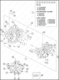 ENGINE CASE, 2025 KTM 250-SX-F