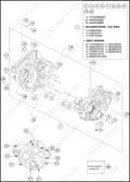 ENGINE CASE, 2022 KTM 250-SX-F