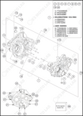 ENGINE CASE, 2022 KTM 350-SX-F
