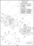 ENGINE CASE, 2023 KTM 250-SX