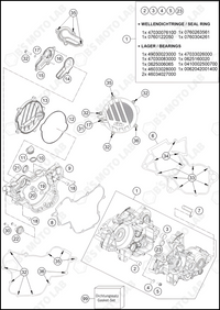 ENGINE CASE, 2024 KTM 85-SX-19-16