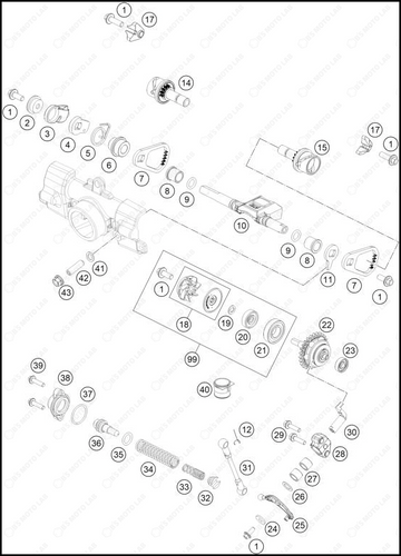 EXHAUST CONTROL, 2025 KTM 85-SX-17-14